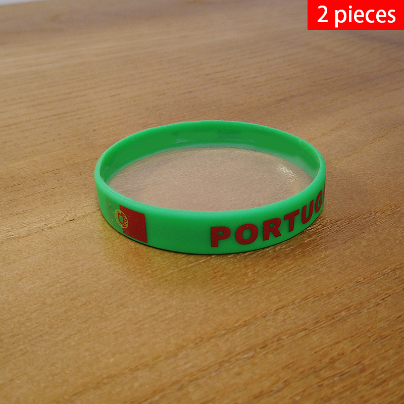 2pcs ธงชาติโปรตุเกสสายรัดข้อมื - Women'S Fashion Portugal บทวิจารณ์และราคา