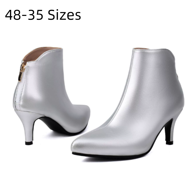 รองเท้าบูทส้นสูงแบบสั้น 6 ซม.  - Women'S Fashion Riding Boots บทวิจารณ์และราคา