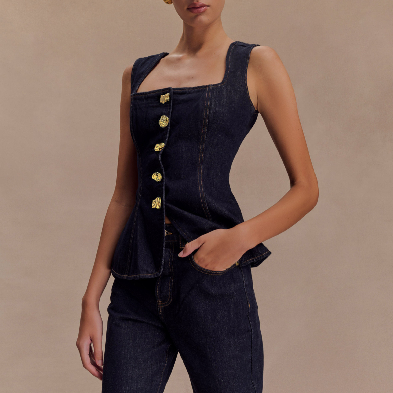 กางเกงยีนส์ฤดูร้อนชุดผู้หญิง 2 - Women Fashion Jeans Top บทวิจารณ์และราคา