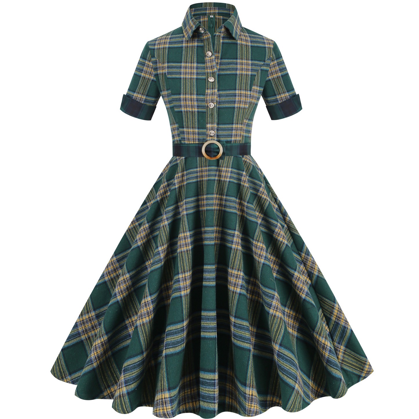 ชุดเดรสพริ้วฤดูร้อนแขนสั้นแนวว - Women'S Fashion Of The 50S บทวิจารณ์และราคา
