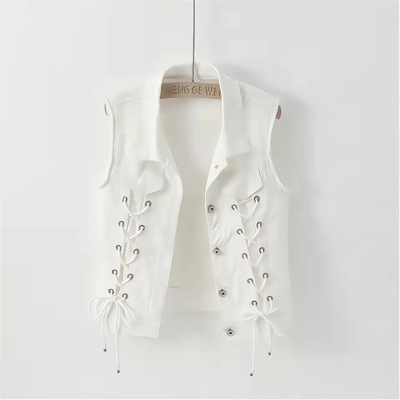 แฟชั่นเสื้อกั๊กยีนส์หญิงฤดูใบไ - Women Fashion Jeans Top บทวิจารณ์และราคา