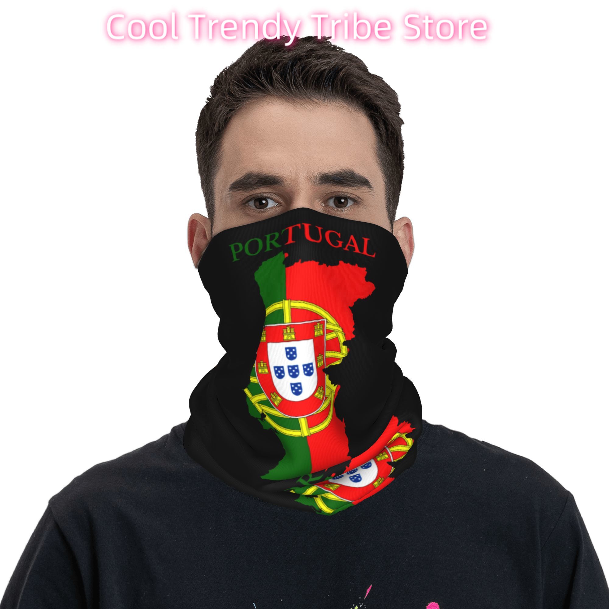 ผ้าพันคอแบบคลุมหน้าลายธงชาติโป - Women'S Fashion Portugal บทวิจารณ์และราคา
