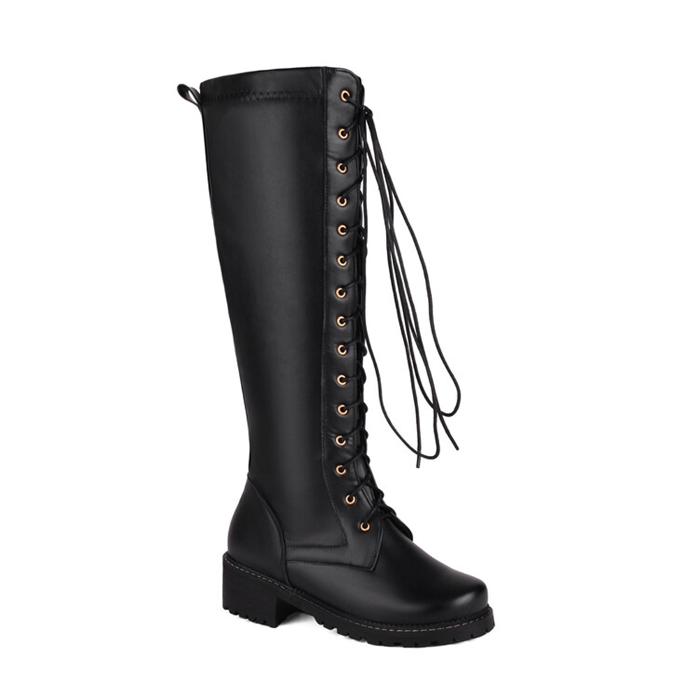 รองเท้าบูทหนังผู้หญิง ไซส์ 33- - Women'S Fashion Riding Boots บทวิจารณ์และราคา