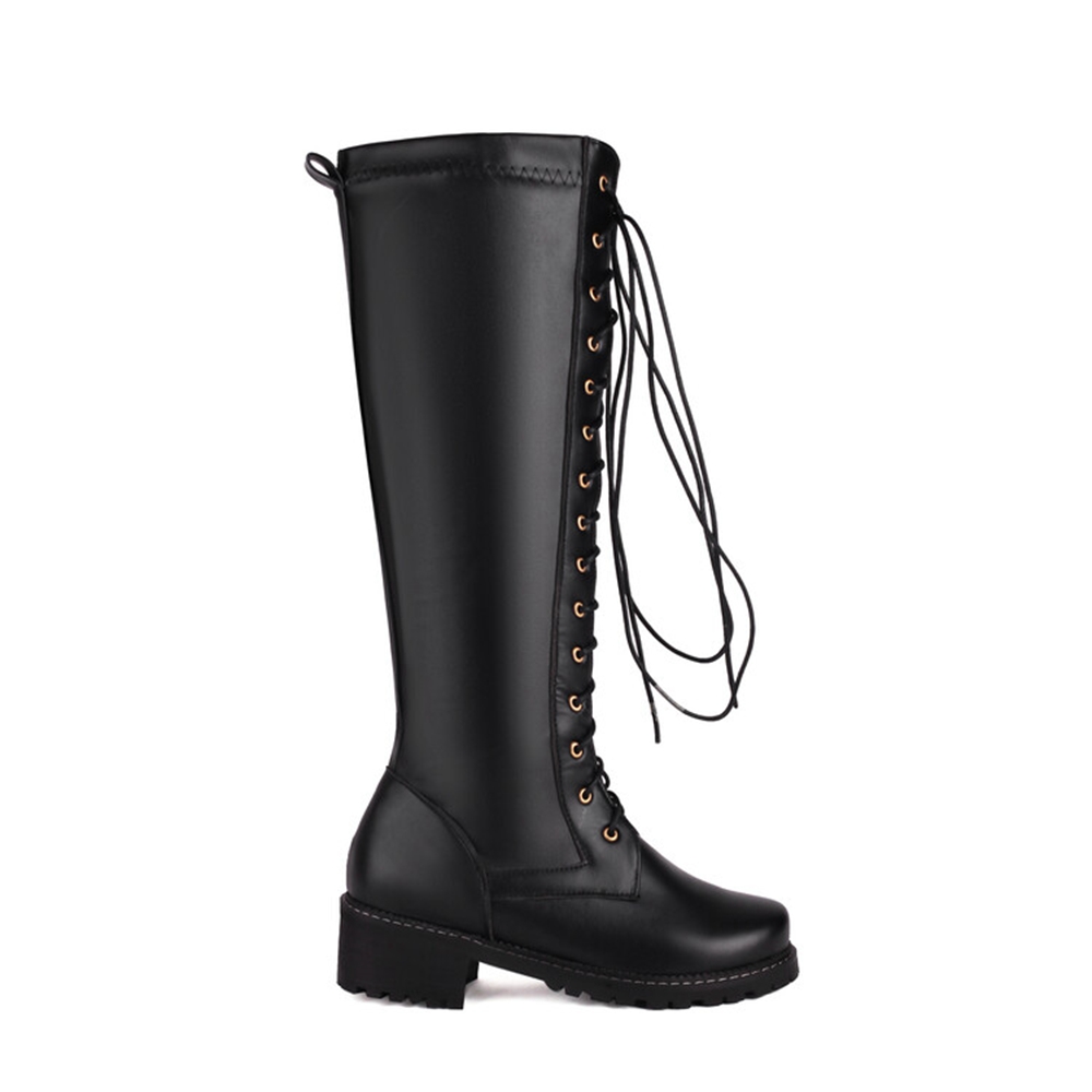 รองเท้าบูทหนังผู้หญิง ไซส์ 33- - Women'S Fashion Riding Boots บทวิจารณ์และราคา