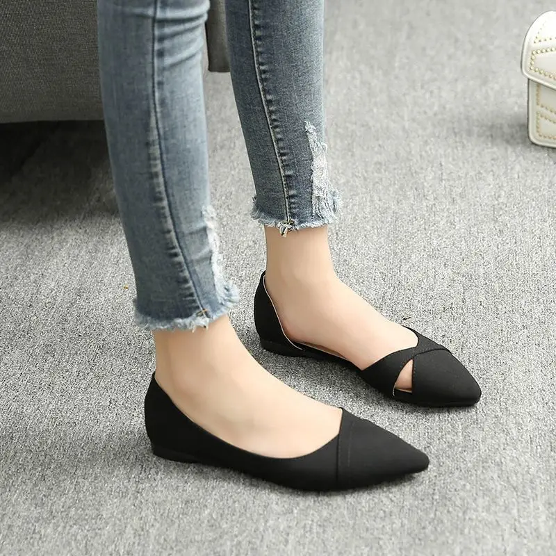 รองเท้าส้นเตี้ยสตรีไม่ลื่นเก๋แ - Women'S Fashion Quick Delivery บทวิจารณ์และราคา