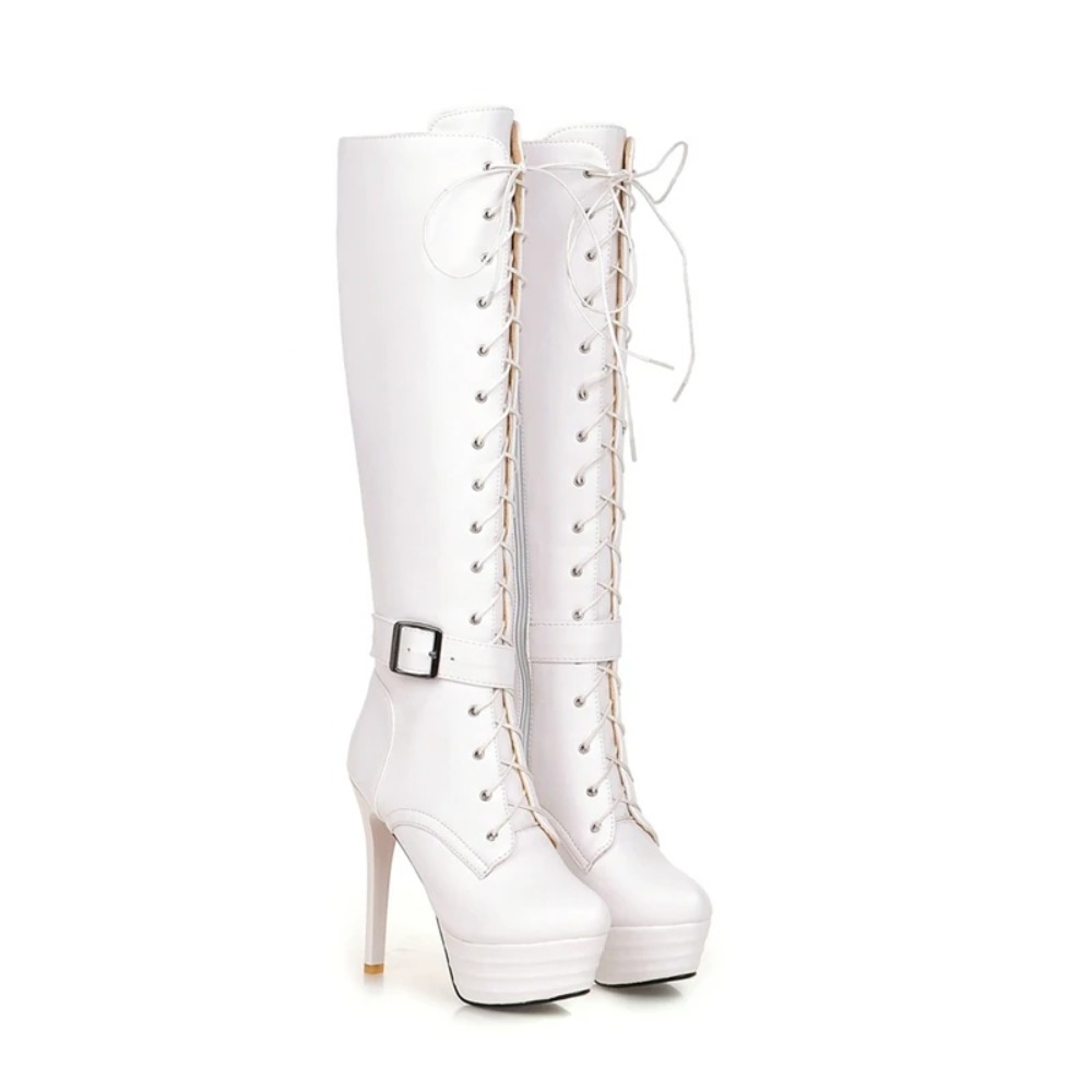 รองเท้าบูทสูงถึงเข่า ผู้หญิง แ - Women'S Fashion Riding Boots บทวิจารณ์และราคา