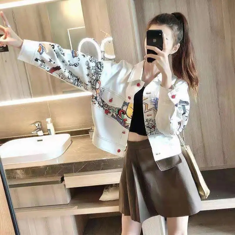 หญิงเกาหลีแฟชั่นคาวบอยเสื้อ Ou - Women Fashion Jeans Top บทวิจารณ์และราคา