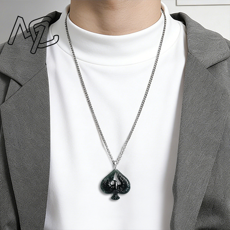 สร้อยคอจี้หยกแท้สีดำลายไก่ ทำจ - Women'S Fashion บทวิจารณ์และราคา