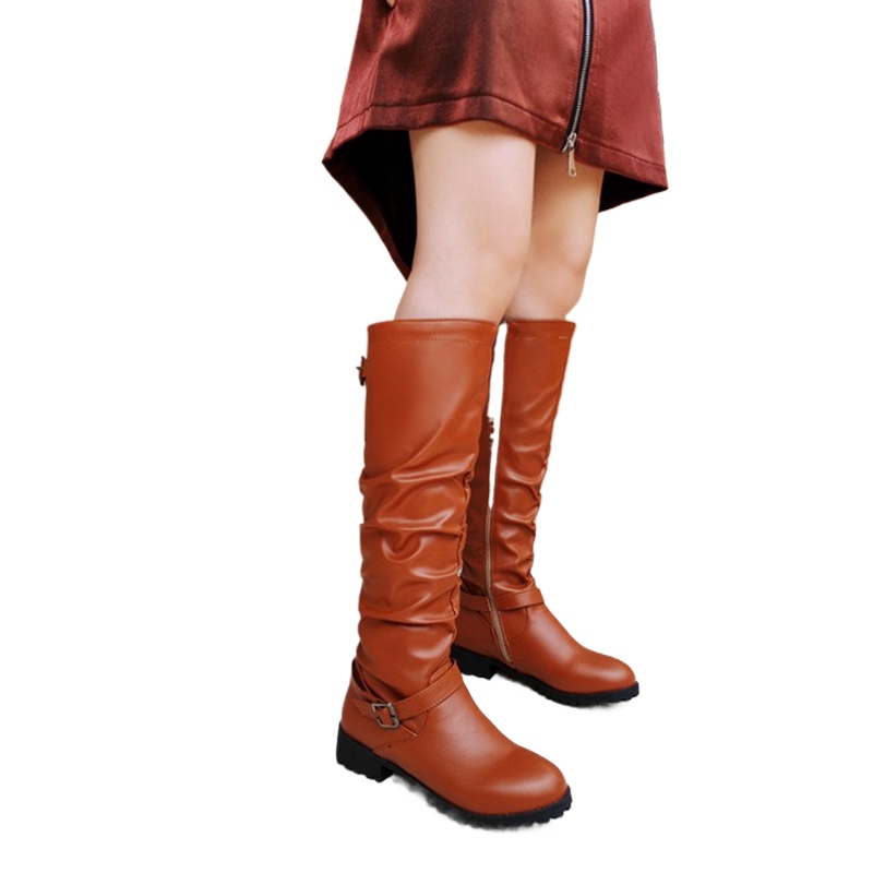 รองเท้าบูทสูงถึงเข่าผู้หญิงแฟช - Women'S Fashion Riding Boots บทวิจารณ์และราคา