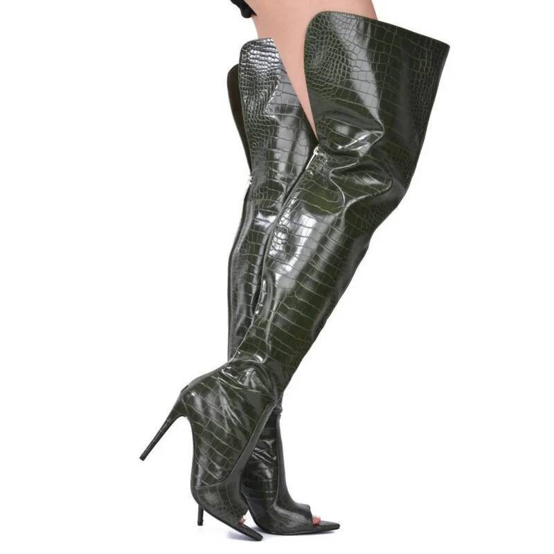 Stilettoรองเท้าส้นสูงกว่าเข่าร - Women'S Fashion Trends Autumn 2025 บทวิจารณ์และราคา